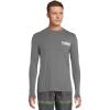Quiksilver Men’s Everyday Surf Tee Long Sleeve Surf Tee(Granite Gray)