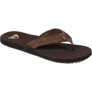 Quiksilver Carver Suede Core Sandal – Dark Brown