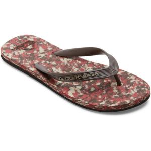 Quiksilver Men’s Molokai Recycled Sandals(Black/Brown/Black)