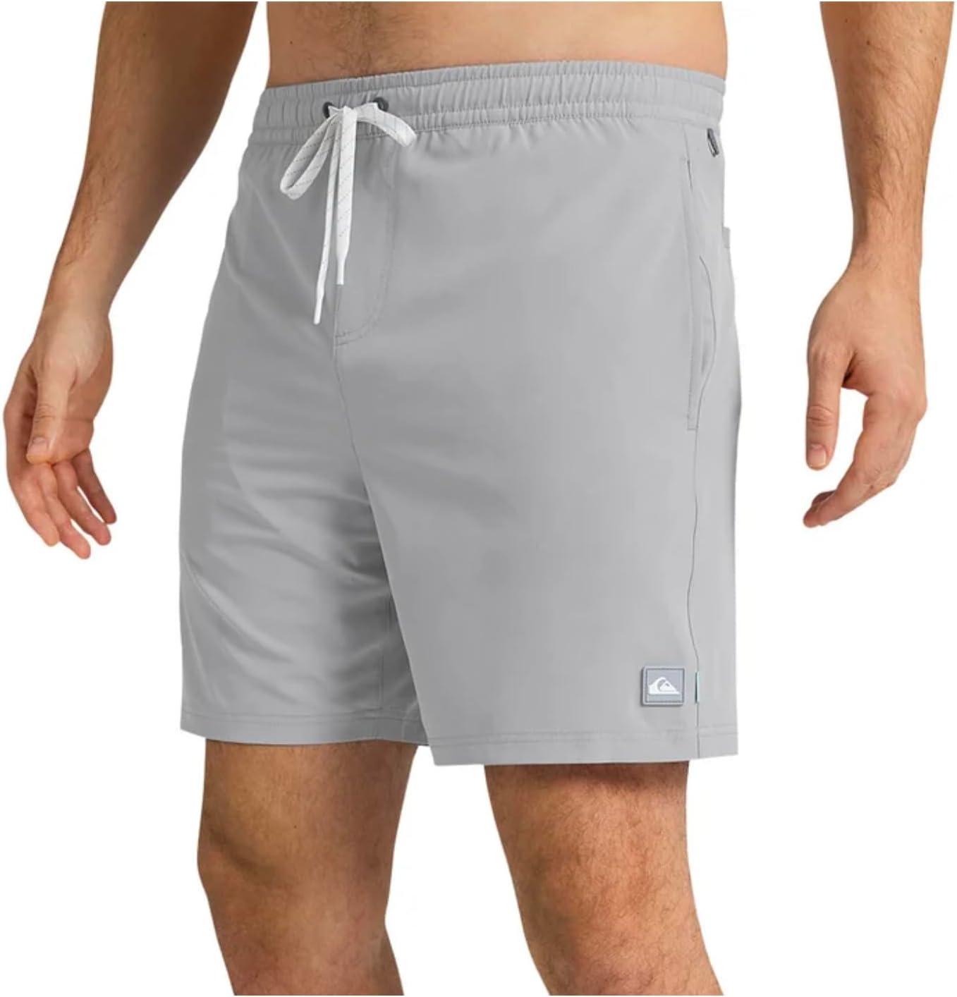 image:imageQuiksilver Waterman Collection Mens UPF 50 Stretch Swim Volley ShortGray