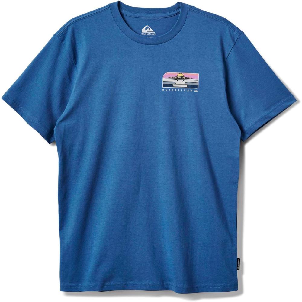 image:imageQuiksilver Mens A Frames Mt0 Short Sleeve Graphic TShirtCopen Blue