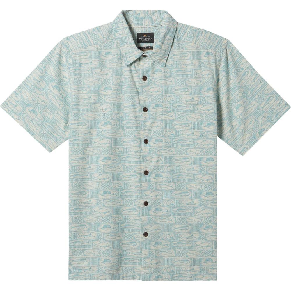 image:imageQuiksilver Mens Hana Bay Shirt Color Reef Water PRNT 4 Size Large