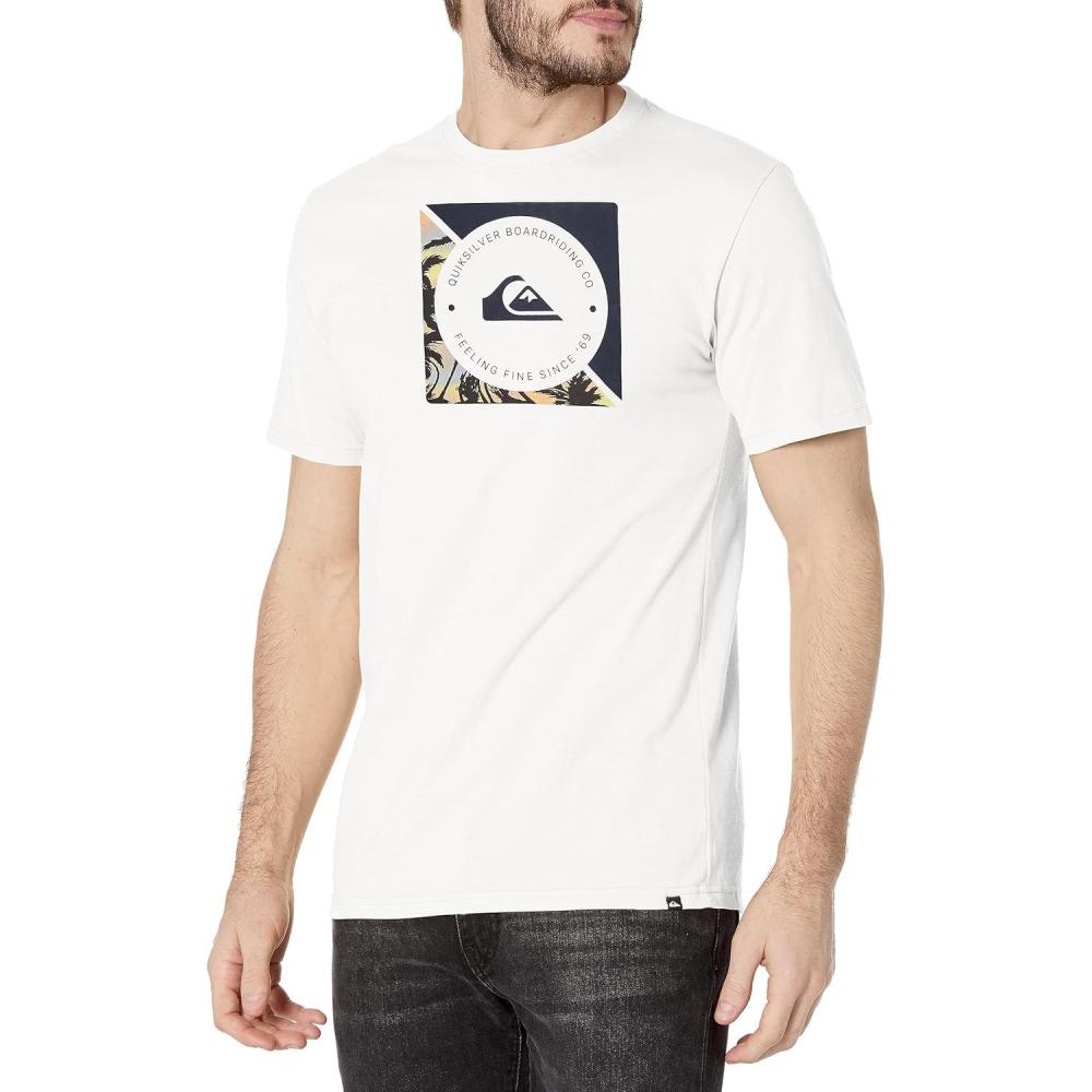 image:imageQuiksilver Mens Mens Boardshort Linked Tee ShirtWhite 233