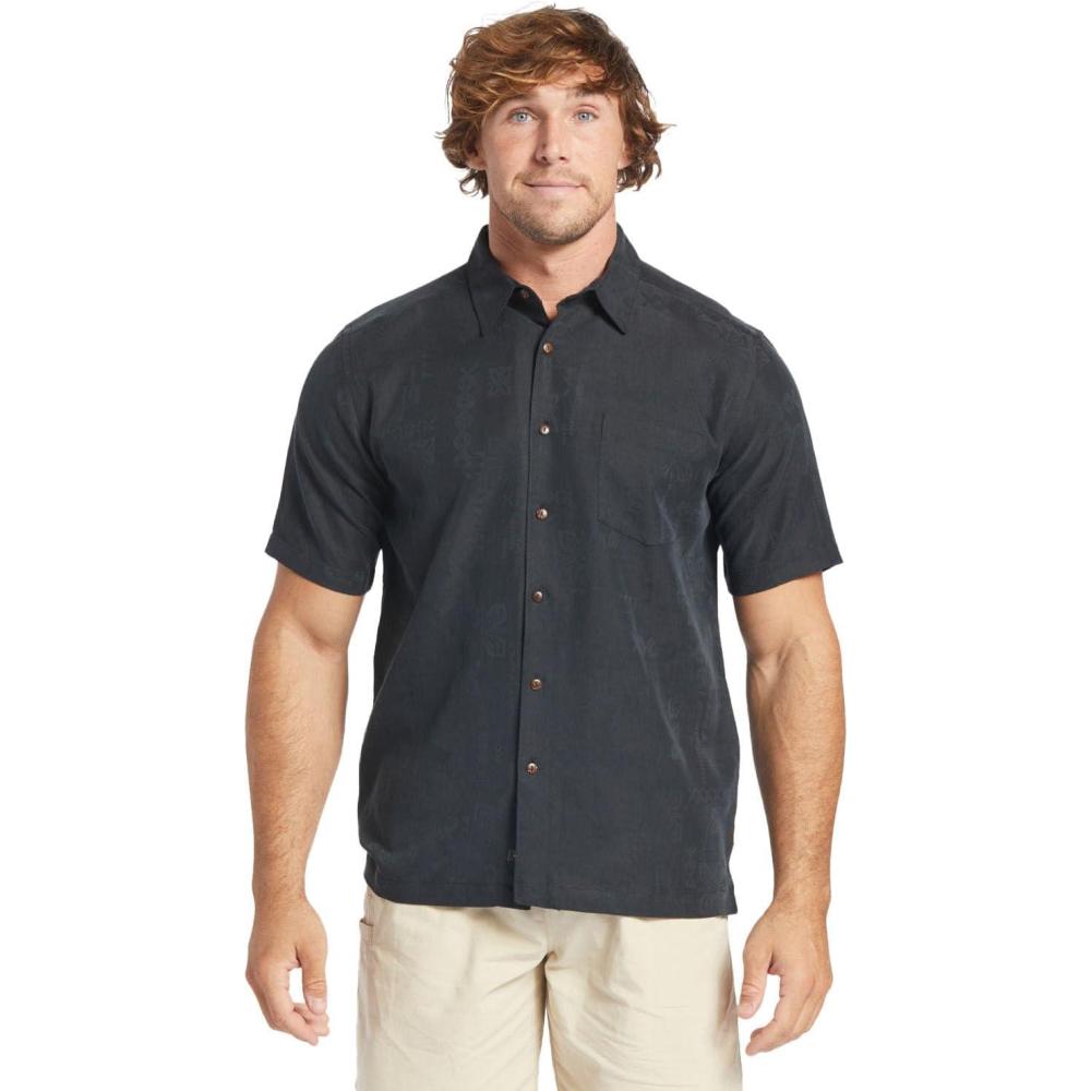 image:imageQuiksilver Mens Quiksilver Mens Manele Bay Button Up Floral Collared ShirtBlack