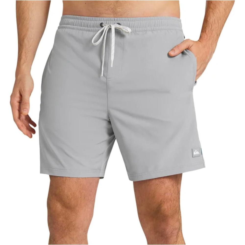 image:imageQuiksilver Waterman Collection Mens UPF 50 Stretch Swim Volley ShortGray