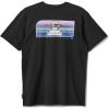 Quiksilver – Mens A Frames Mt0 Short Sleeve Graphic T-Shirt(Black)