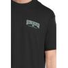 Quiksilver Men’s Dropout Short Sleeve Screen Tee(Black)