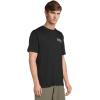 Quiksilver Men’s Dropout Short Sleeve Screen Tee(Black)