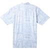 Quiksilver Men’s Framed Fish Button-up Woven Shirt(White Framed Fish Woven)
