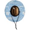 Quiksilver Men’s Quiksilver Men’s Outsider Waterman Sun Protection Lifeguard Straw Hat(Dusk Blue Outsider Waterman)