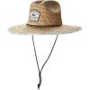 Quiksilver Men’s Quiksilver Men’s Outsider Waterman Sun Protection Lifeguard Straw Hat(Dusk Blue Outsider Waterman)