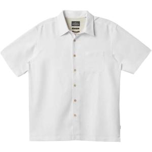 Quiksilver – Mens Island Jungle Shirt, Color White, Size: Large