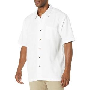 Quiksilver Men’s Quiksilver Men’s Manele Bay Button Up Floral Collared Shirt(White)