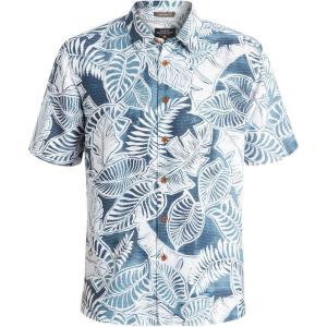 Quiksilver Waterman Men’s Siesta Button-Front Shirt(Major Blue)
