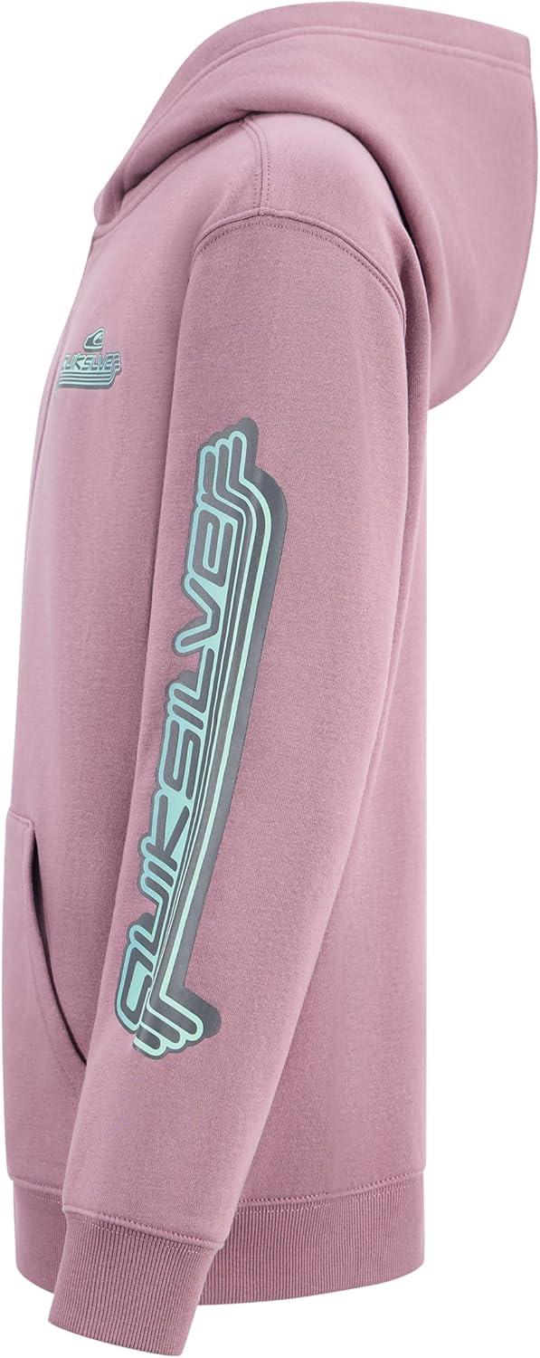 image:imageQuiksilver Boys Fullzip Fleece Hoodie Sweatshirt With Front Pouch PocketGrape Shake Synergy