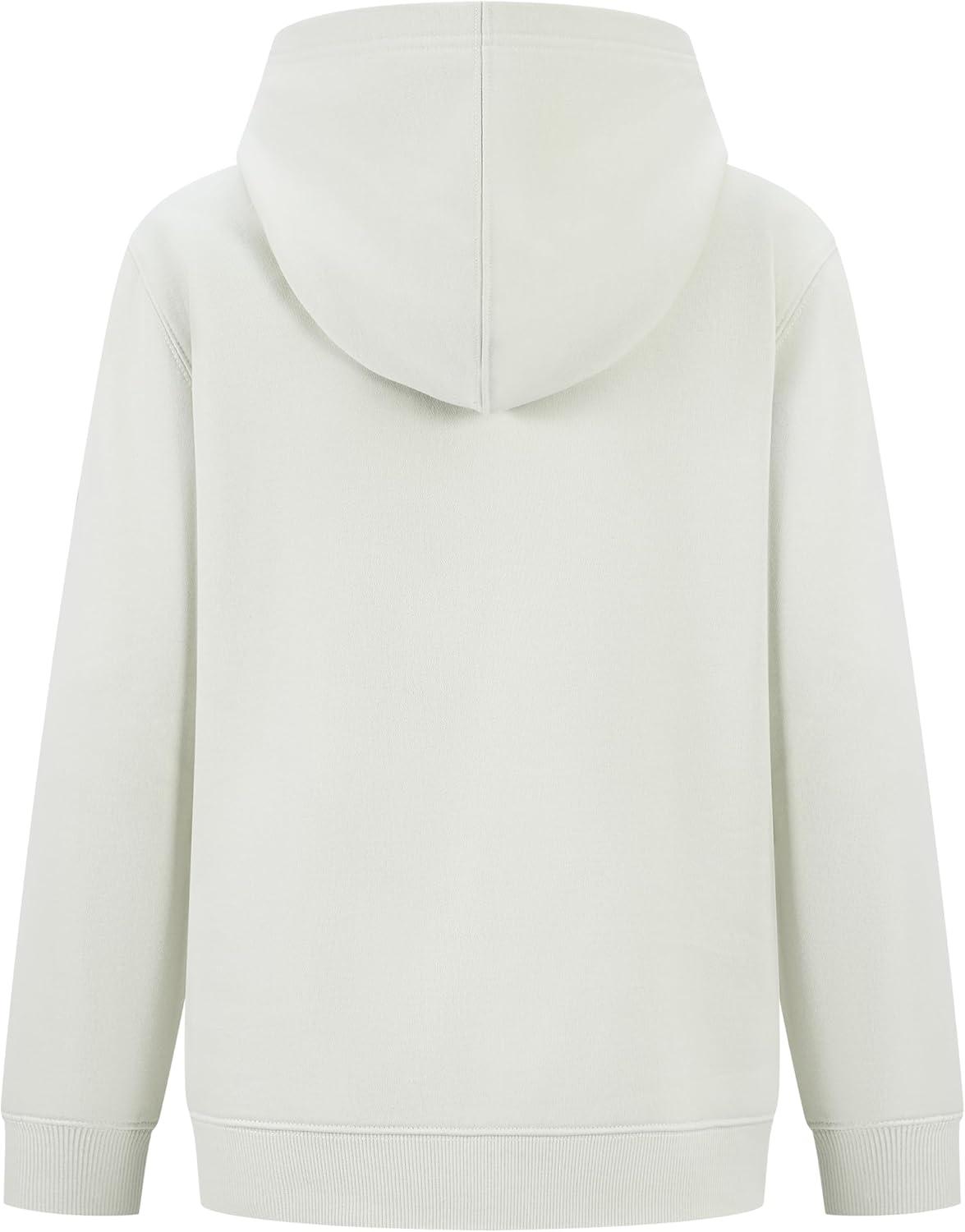 image:imageQuiksilver Boys Fullzip Fleece Hoodie Sweatshirt With Front Pouch PocketSilver Birch Sun