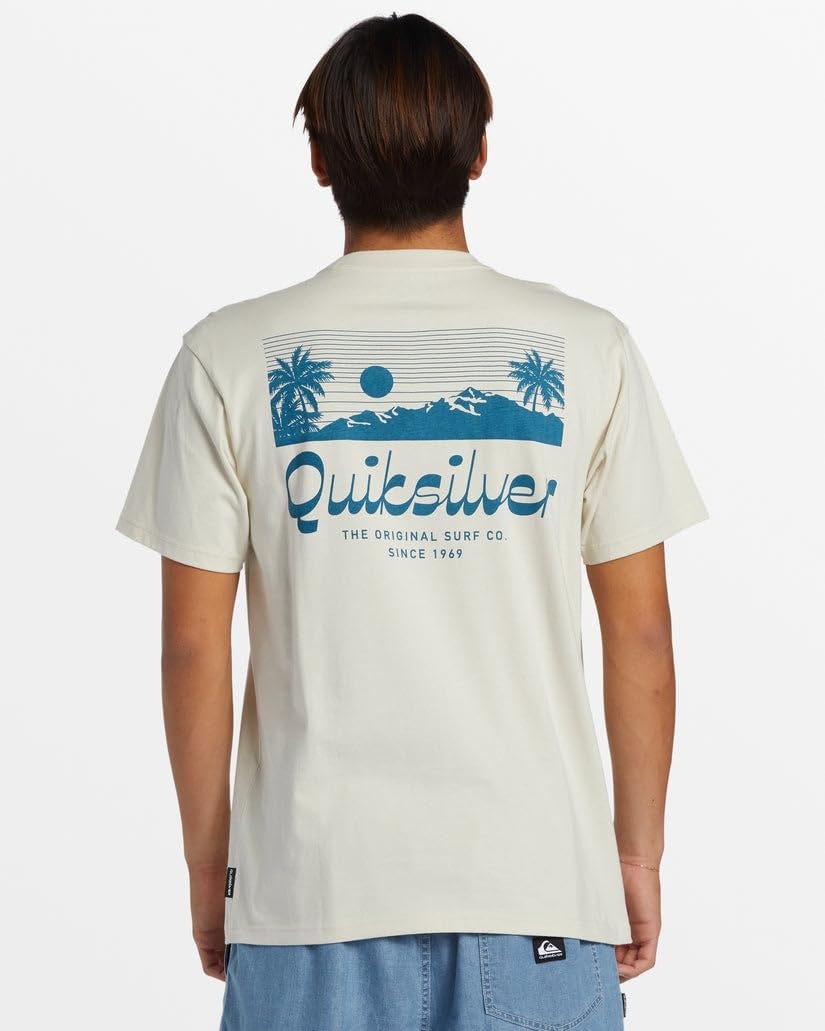 image:imageQuiksilver Mens Island Mode Mor Screen TeeSilver Birch