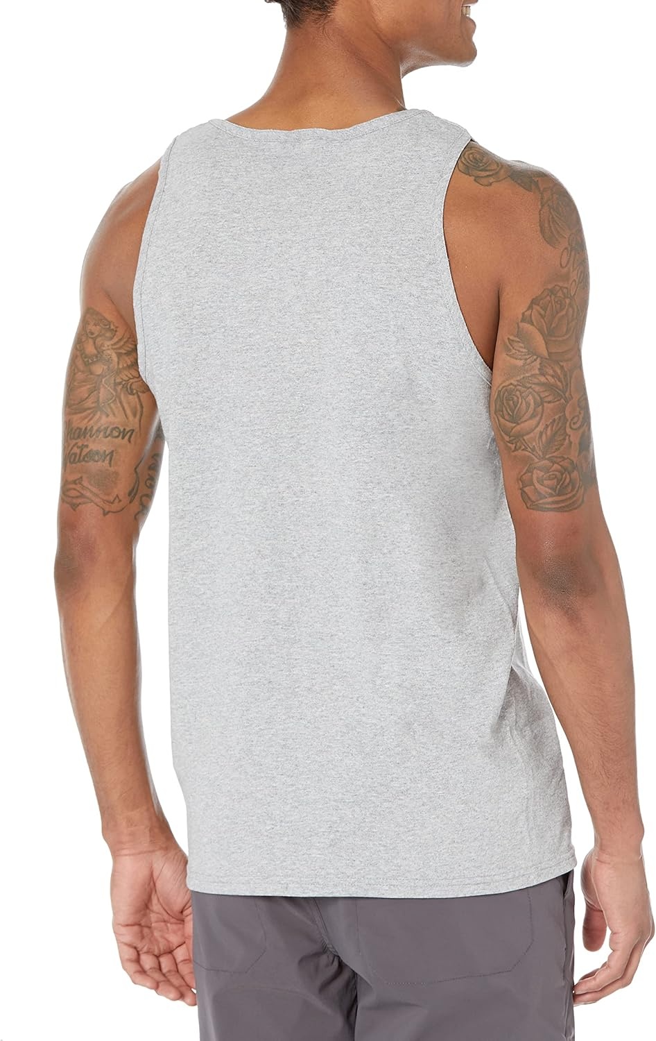 image:imageQuiksilver Mens MW Logo Sleeveless Tank Top Tee ShirtLight Grey Heather