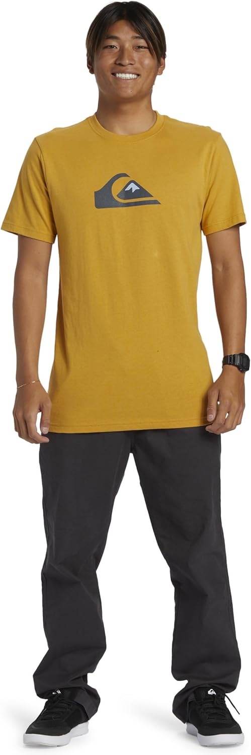image:imageQuiksilver Mens Mens Comp Logo Tee ShirtMustard 233