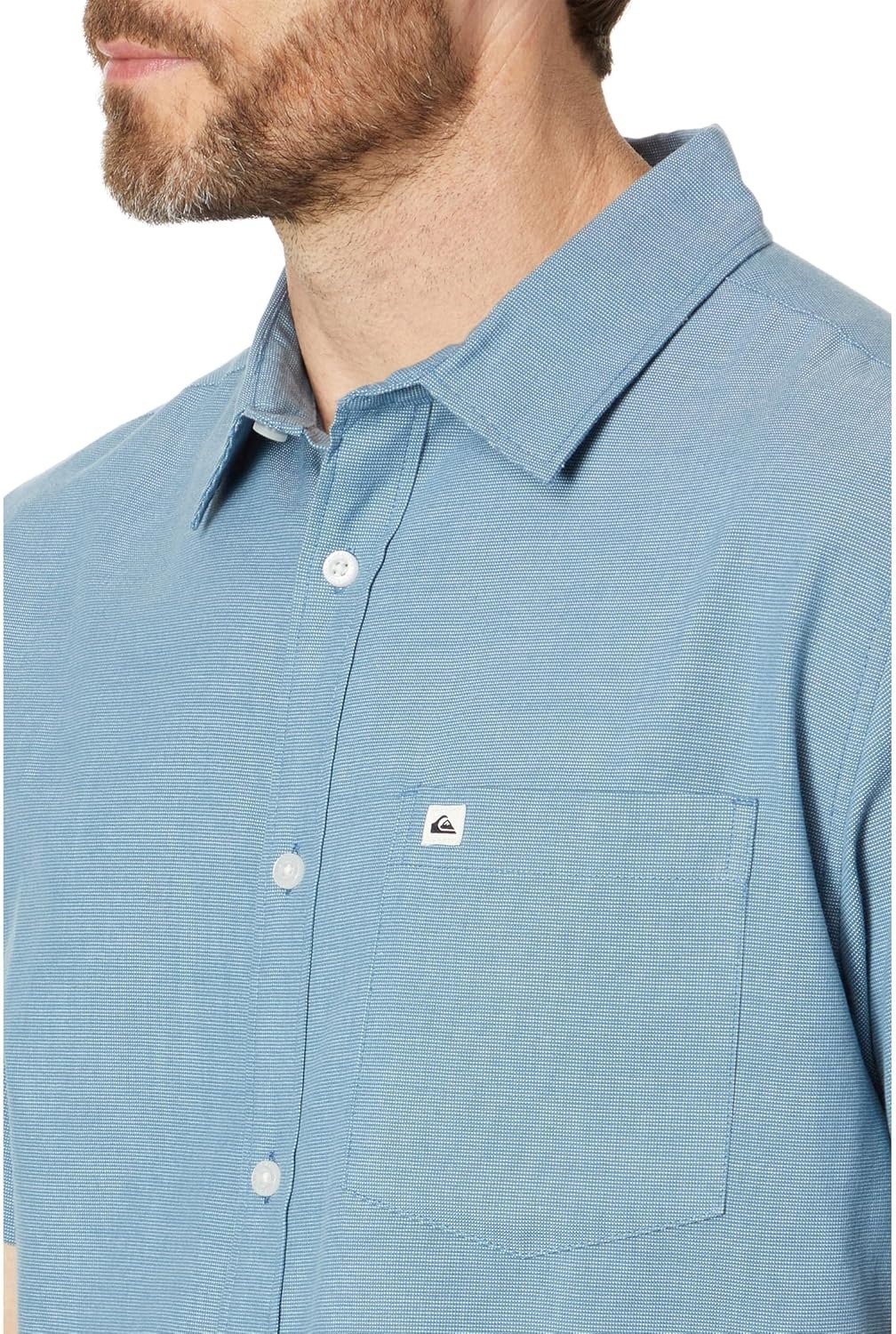 image:imageQuiksilver Mens Quiksilver Mens Shoreline Classic Button Up Woven TopBlue Shadow 241
