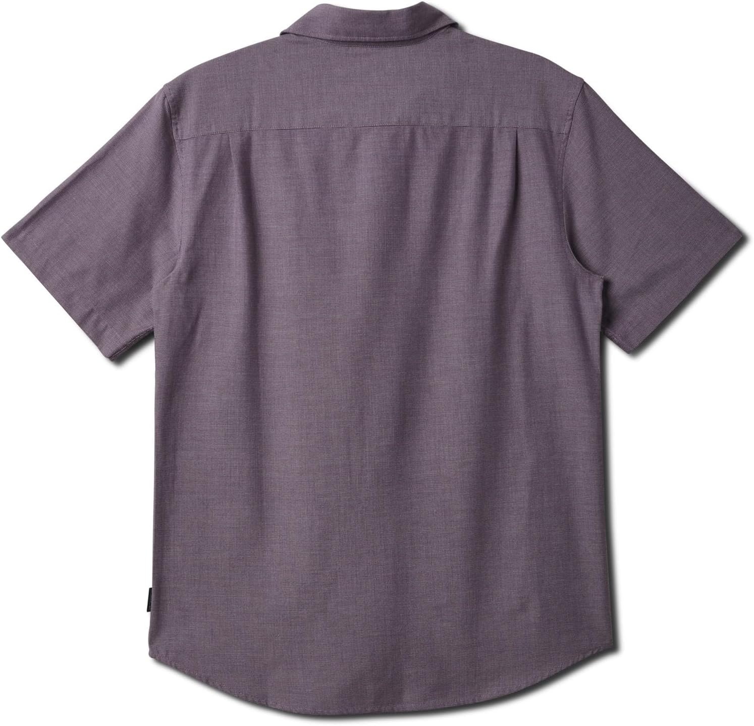 image:imageQuiksilver Mens Quiksilver Mens Shoreline Classic Button Up Woven TopSunset Purple
