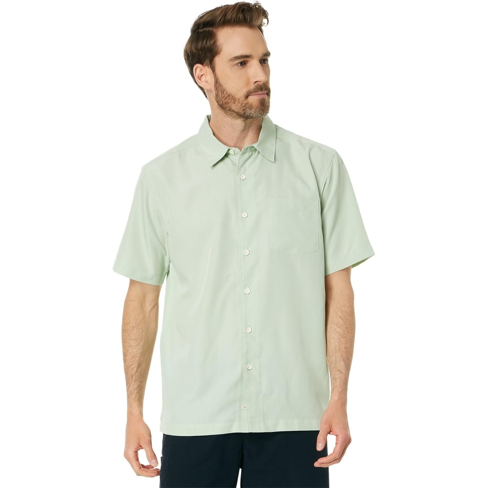 image:imageQuiksilver Mens Mens Kings Cliff Button Up Woven ShirtSubtle Green Kingscliff