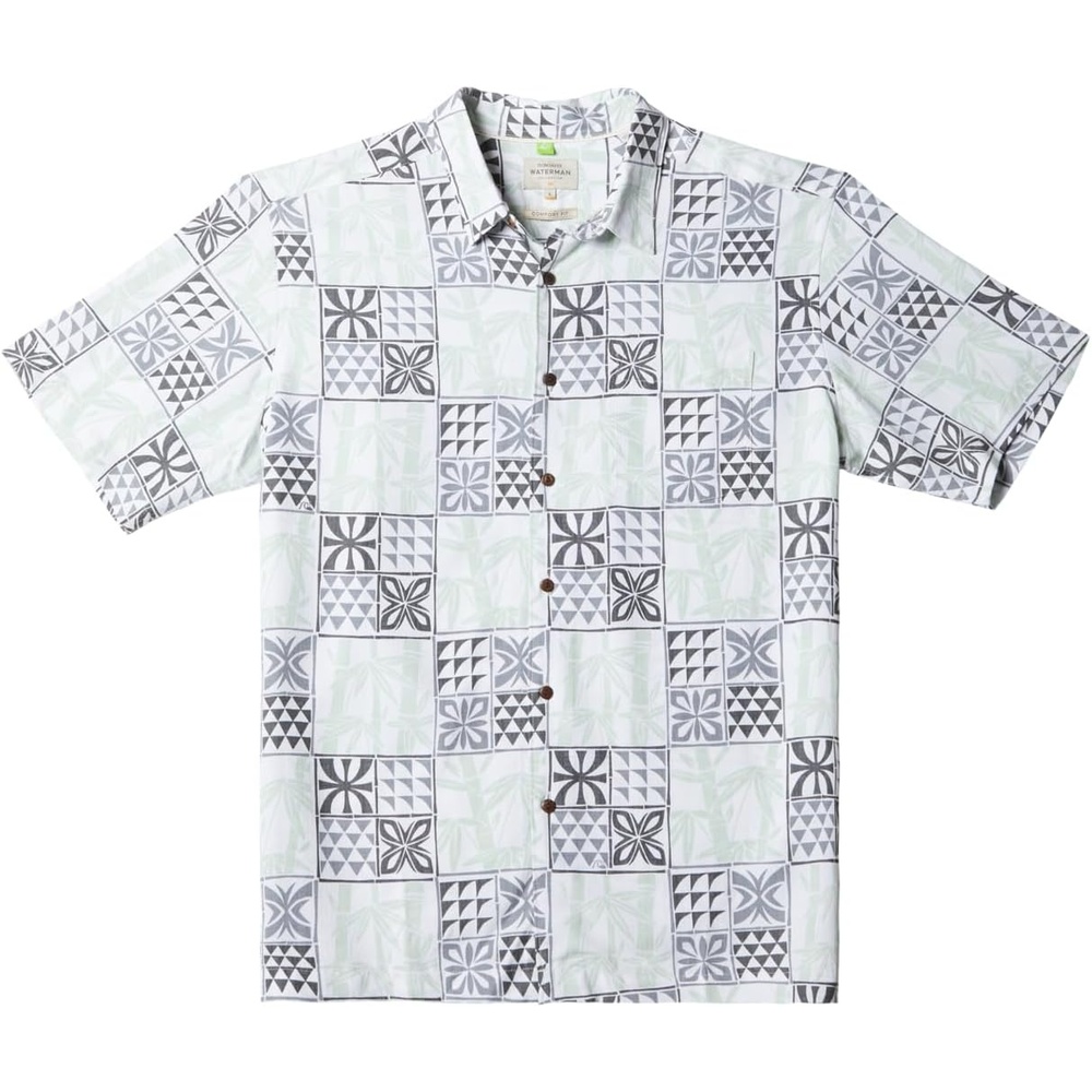 image:imageQuiksilver Mens Mens Kings Cliff Button Up Woven ShirtWhite Checked Flight