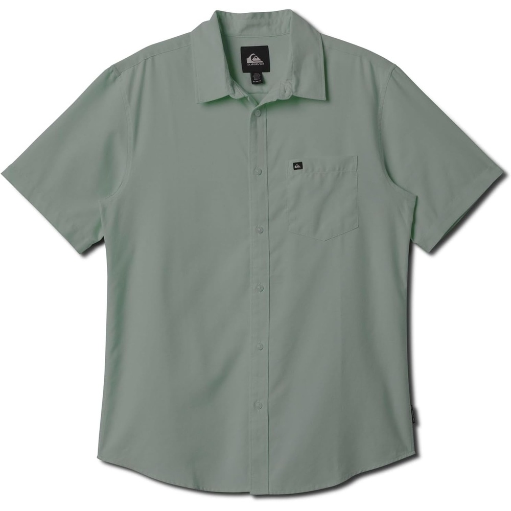 image:imageQuiksilver Mens Quiksilver Mens Shoreline Classic Button Up Woven TopJade Grey