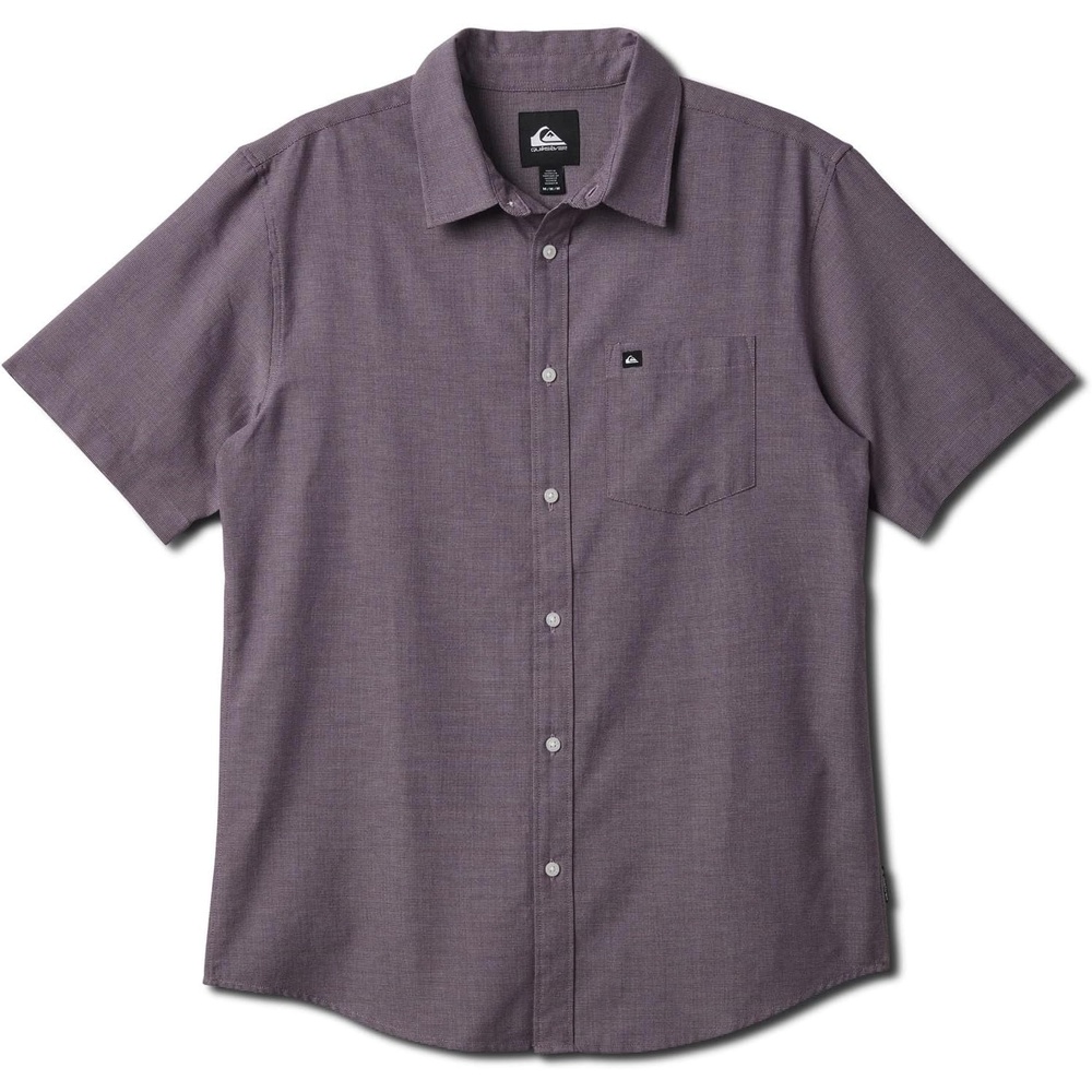 image:imageQuiksilver Mens Quiksilver Mens Shoreline Classic Button Up Woven TopSunset Purple