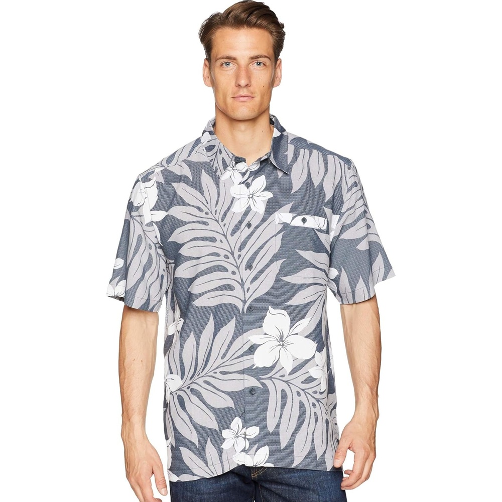 image:imageQuiksilver Mens Shonan Woven TopDark Slate