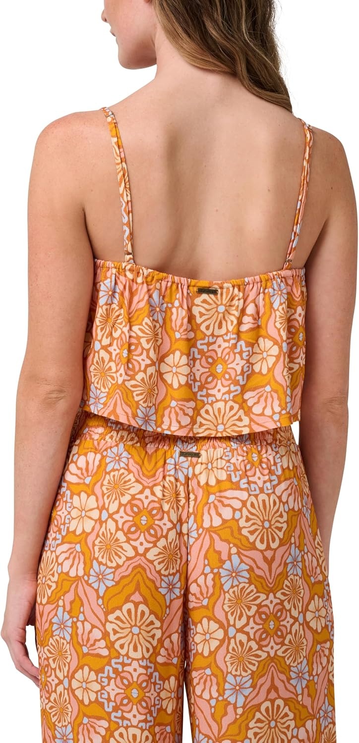 image:imageQuiksilver Womens Womens Jessa Sun Blooms Print Cami TopRust