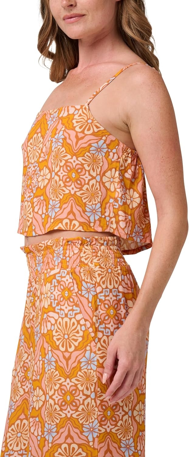 image:imageQuiksilver Womens Womens Jessa Sun Blooms Print Cami TopRust