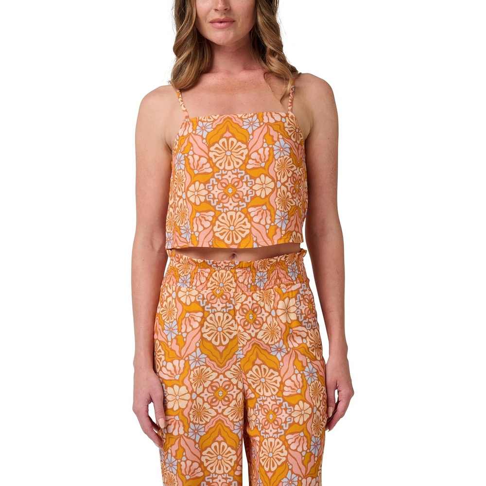 image:imageQuiksilver Womens Womens Jessa Sun Blooms Print Cami TopRust