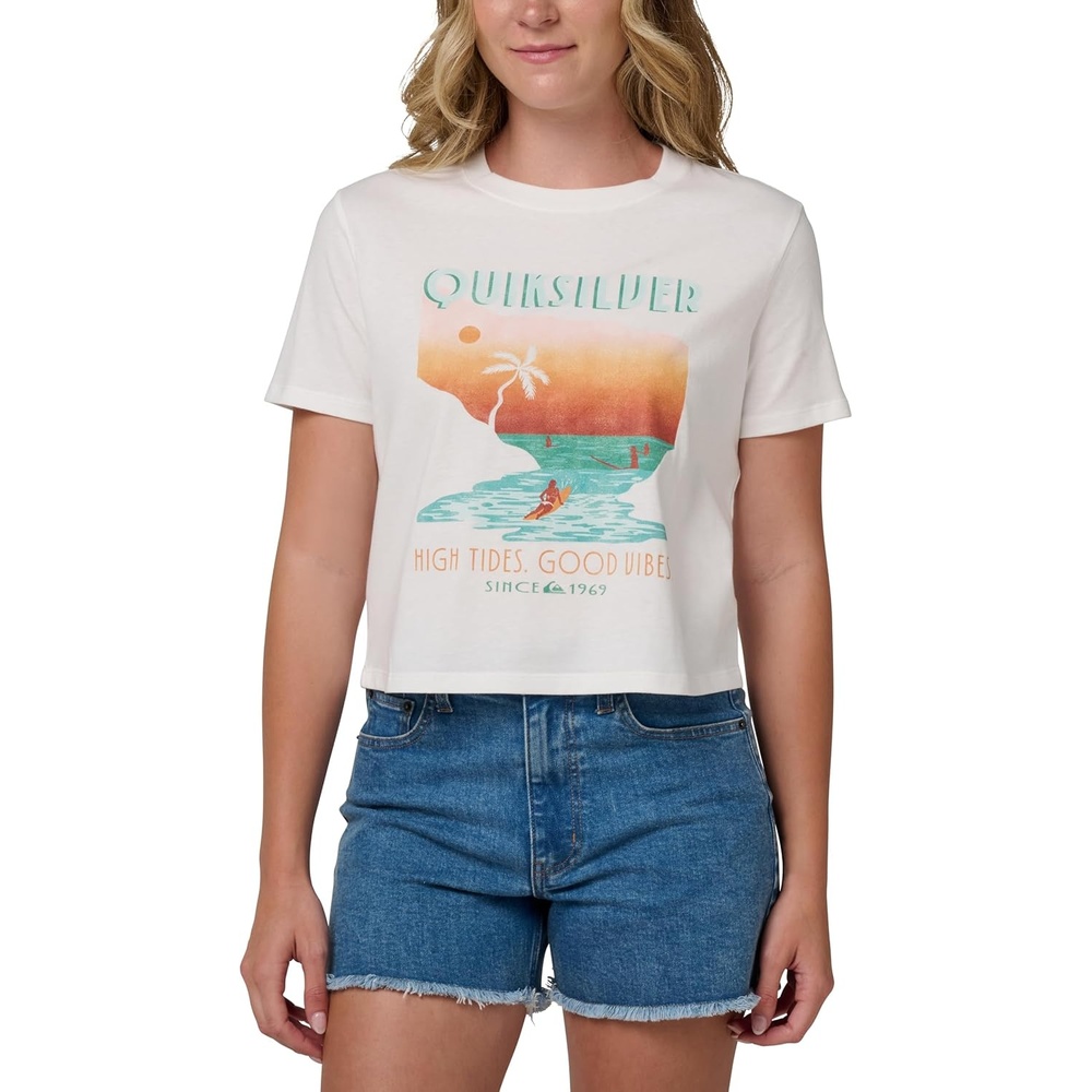image:imageQuiksilver Womens Womens the Good Life Classic TShirtWhite