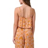 Quiksilver Women’s Women’s Jessa Sun Blooms Print Cami Top(Rust)