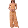 Quiksilver Women’s Women’s Jessa Sun Blooms Print Cami Top(Rust)