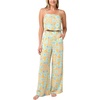 Quiksilver Women’s Women’s Jessa Sun Blooms Print Cami Top(Surf Green)