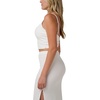 Quiksilver Women’s Women’s Rhea Solid Cropped Rib Tank Top(White)