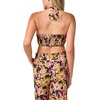 Quiksilver Women’s Women’s Sunkissed Maui Vacation Print Bandeau(Black)
