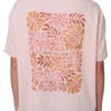 Quiksilver Women’s Women’s Terra Flora Boyfriend T-Shirt(Pink Salt)