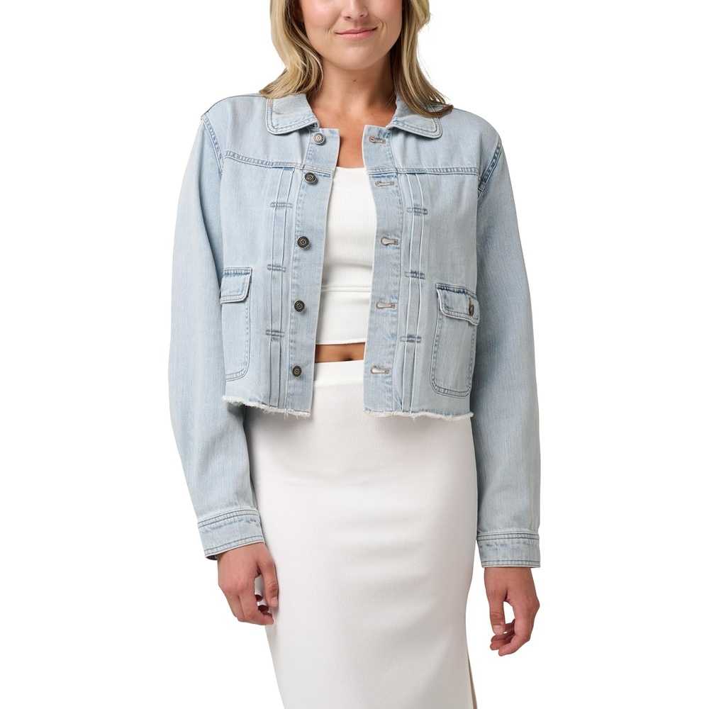 image:imageQuiksilver Womens Womens Tidepool Lightweight Denim JacketDusty Blue