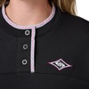 Quiksilver Women’s Women’s Shallow Waters Henley Sweatshirt(Black)
