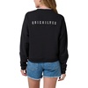 Quiksilver Women’s Women’s Shallow Waters Henley Sweatshirt(Black)