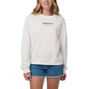 Quiksilver Women’s Women’s Slow Down Crewneck Sweatshirt(White)