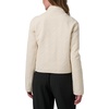 Quiksilver Women’s Women’s Sundial Hidden Snap Front Quilted Jacket(Seashell)