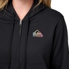 Quiksilver Women’s Women’s Sunlit Runaway Zip Hoodie(Black)