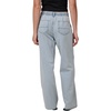 Quiksilver Women’s Women’s Tidepool High Rise Drawstring Waist Jean(Dusty Blue)