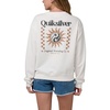 Quiksilver Women’s Women’s Slow Down Crewneck Sweatshirt(White)
