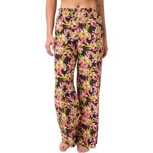 Quiksilver Women’s Women’s Sun Chaser Maui Vacation Print Drawstring Pant(Black)