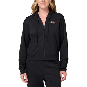 Quiksilver Women’s Women’s Sunlit Runaway Zip Hoodie(Black)